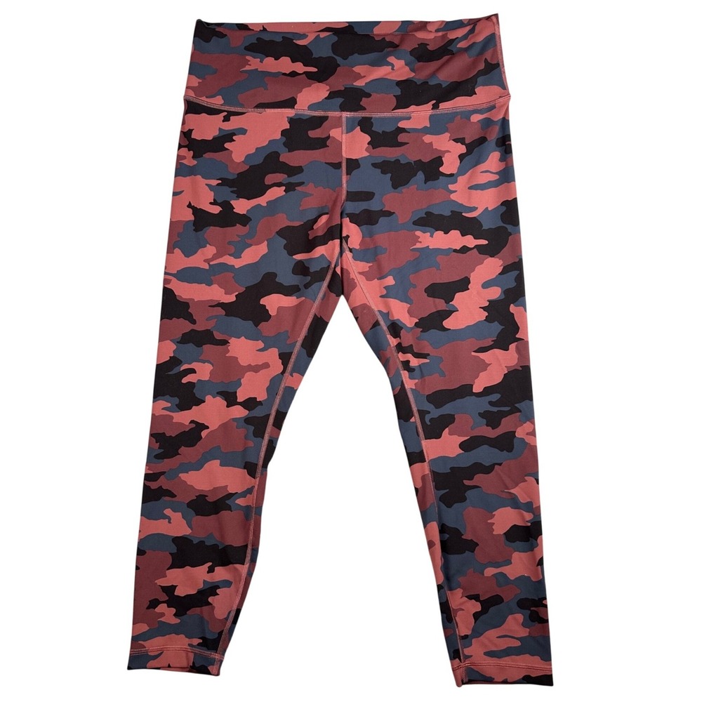 Lululemon Women's 16 Wunder Train High Rise 25 Camo Everlux Leggings Athleisure
